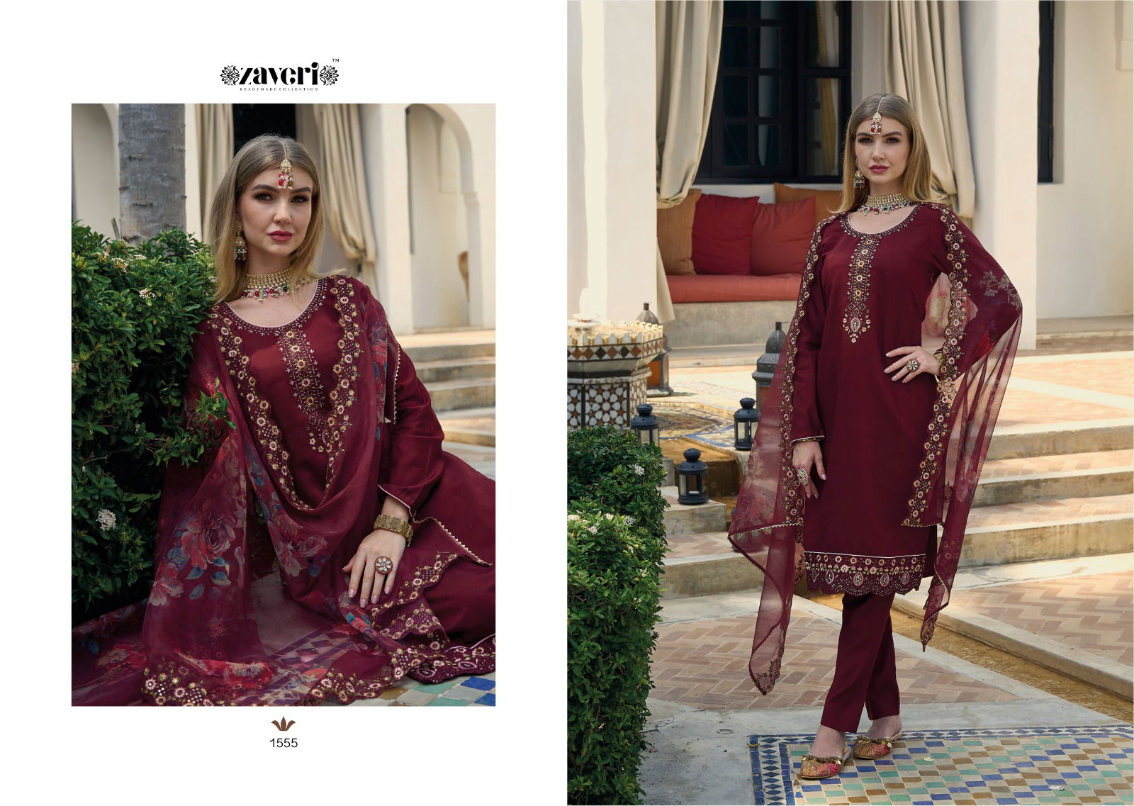 Sabway By Zaveri 1551-1554 Readymade Salwar Suits Catalog